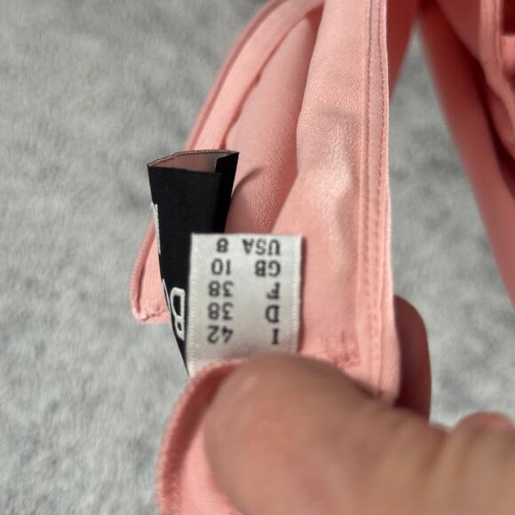Moschino Boutique Pink Bow Polyester Blend Top Size 8 - Picture 5 of 8